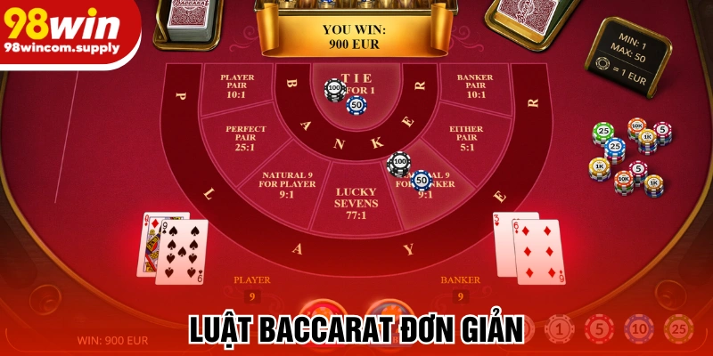 Luật baccarat dễ tiếp cận